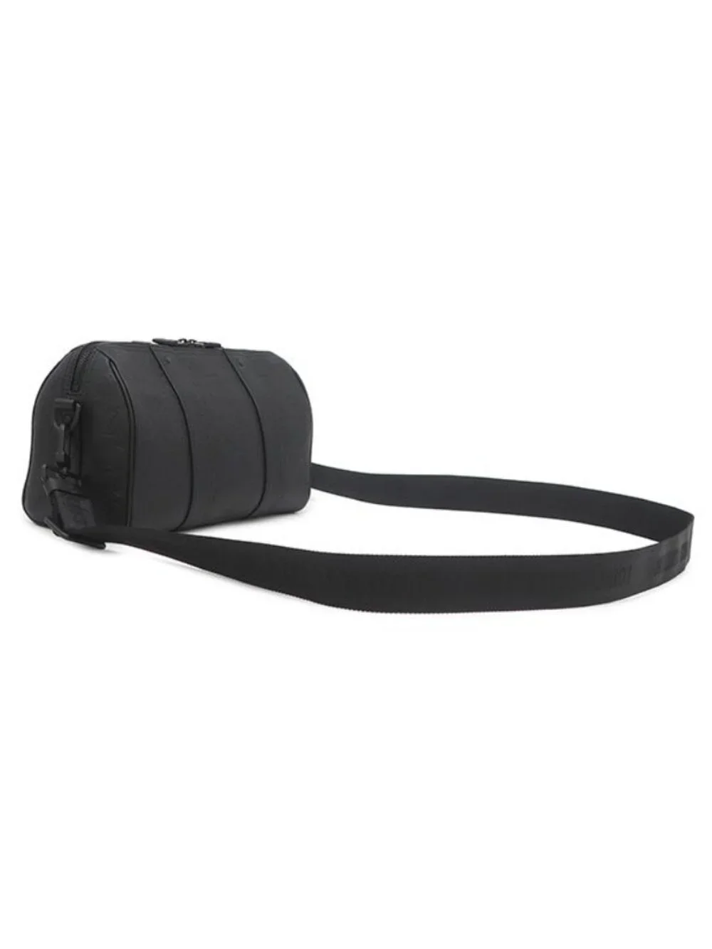 Louis Vuitton Shoulder Bag City Keepall Leather Monogram Shadow Noir Black